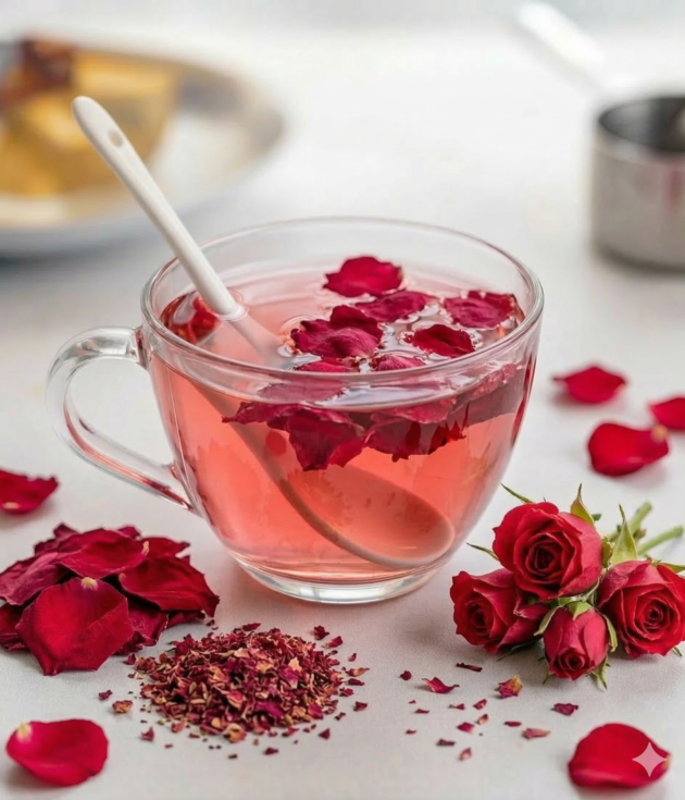 Premium Rose Petal Red - 100% Natural Culinary Grade Dried Roses (4-6 oz)
