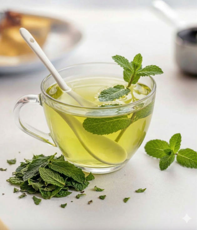 Premium Spearmint Tea - 100% Natural Refreshing Herbal Infusion (4-6 oz)
