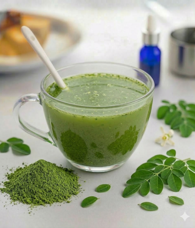 Premium Organic Moringa Powder - 100% Natural Superfood (4-6 oz)
