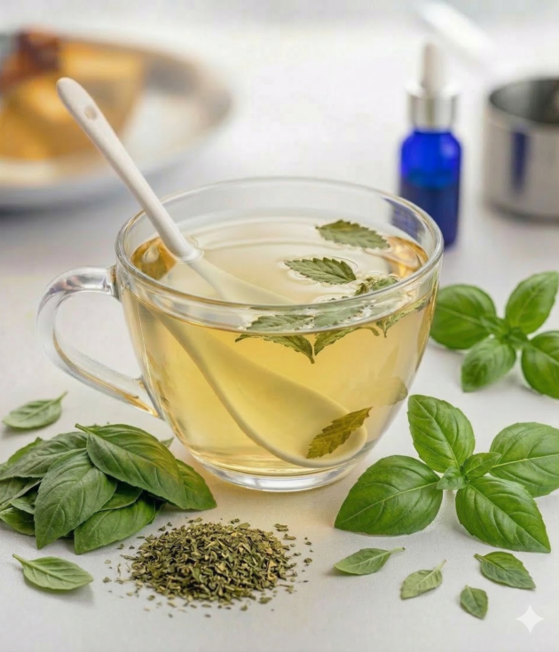 Premium Dried Basil Leaves - 100% Natural Aromatic Culinary & Herbal Tea (4-6 oz)
